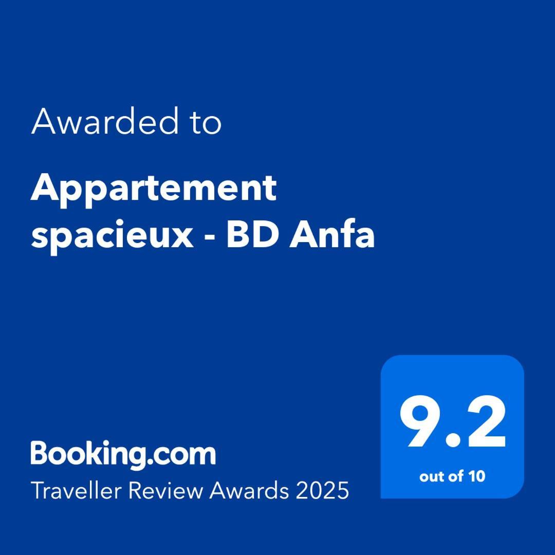 Appartement Spacieux - Bd Anfa Casablanca Exterior foto